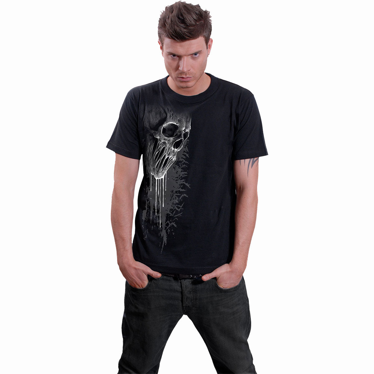 Spiral Unisex T-Shirt: Bat Curse (Black)