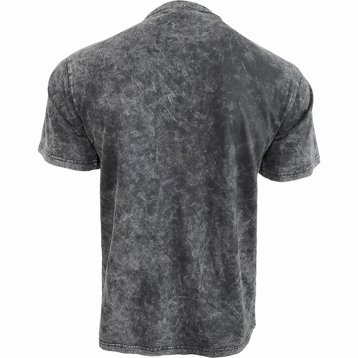 Spiral Unisex Acid Wash T-Shirt: Cracking Up (Black & Grey)