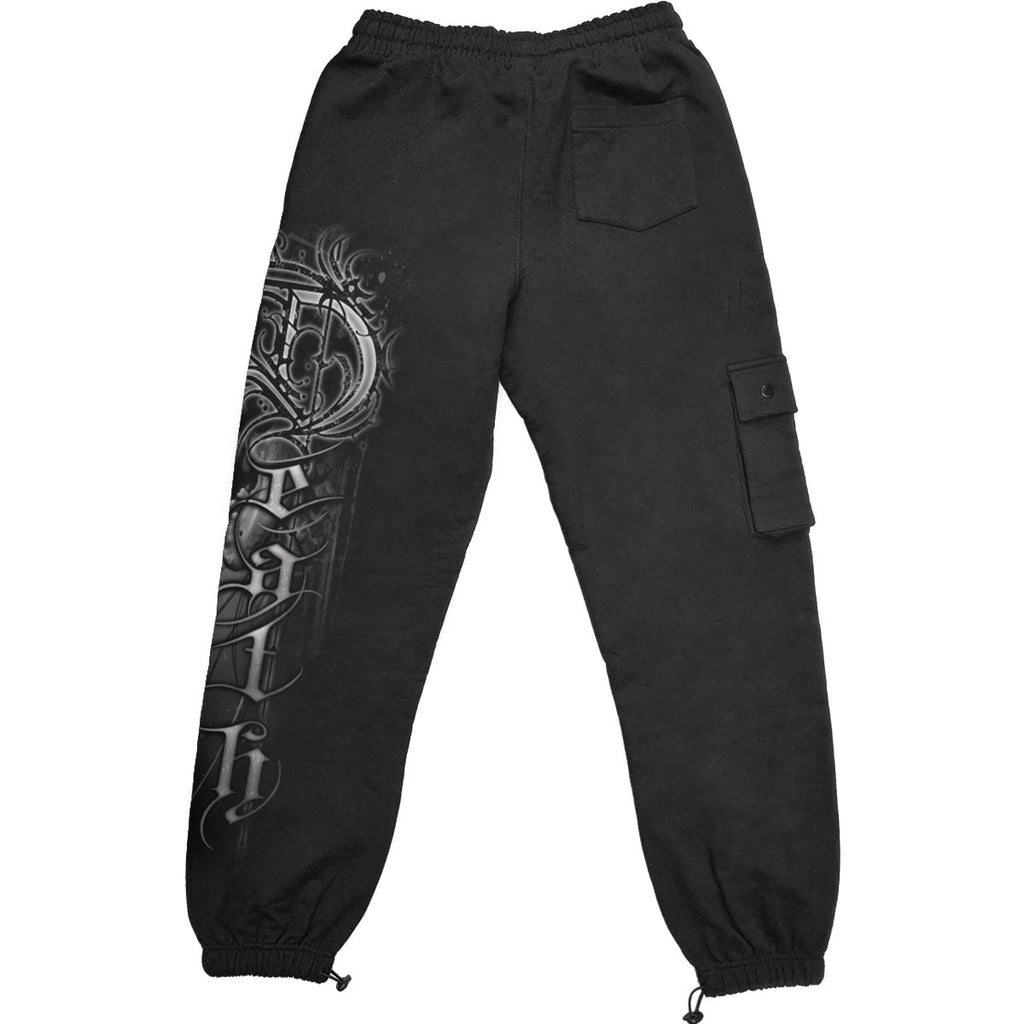 Spiral Unisex Cargo Joggers: Death Forever (Black)