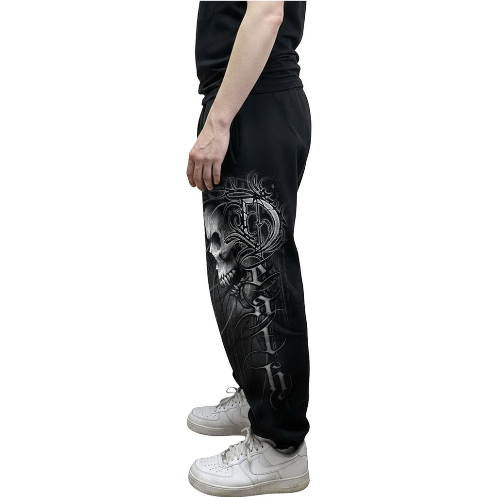 Spiral Unisex Cargo Joggers: Death Forever (Black)