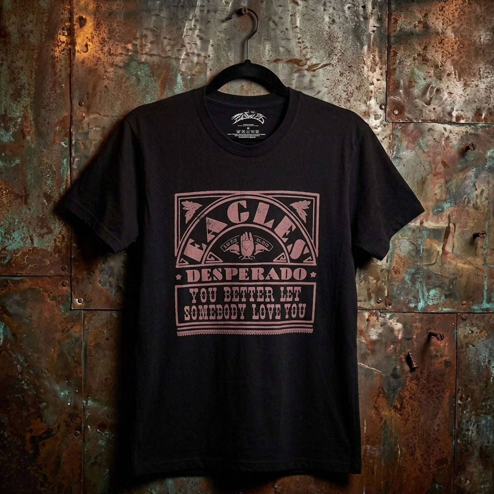 Eagles Unisex Premium Carbon T-Shirt: Desperado (Black)