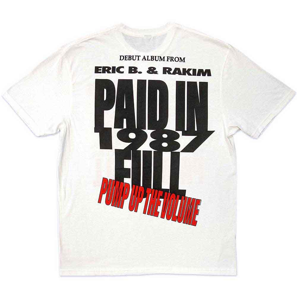 Eric B. & Rakim Unisex T-Shirt: Paid In Full (Black)