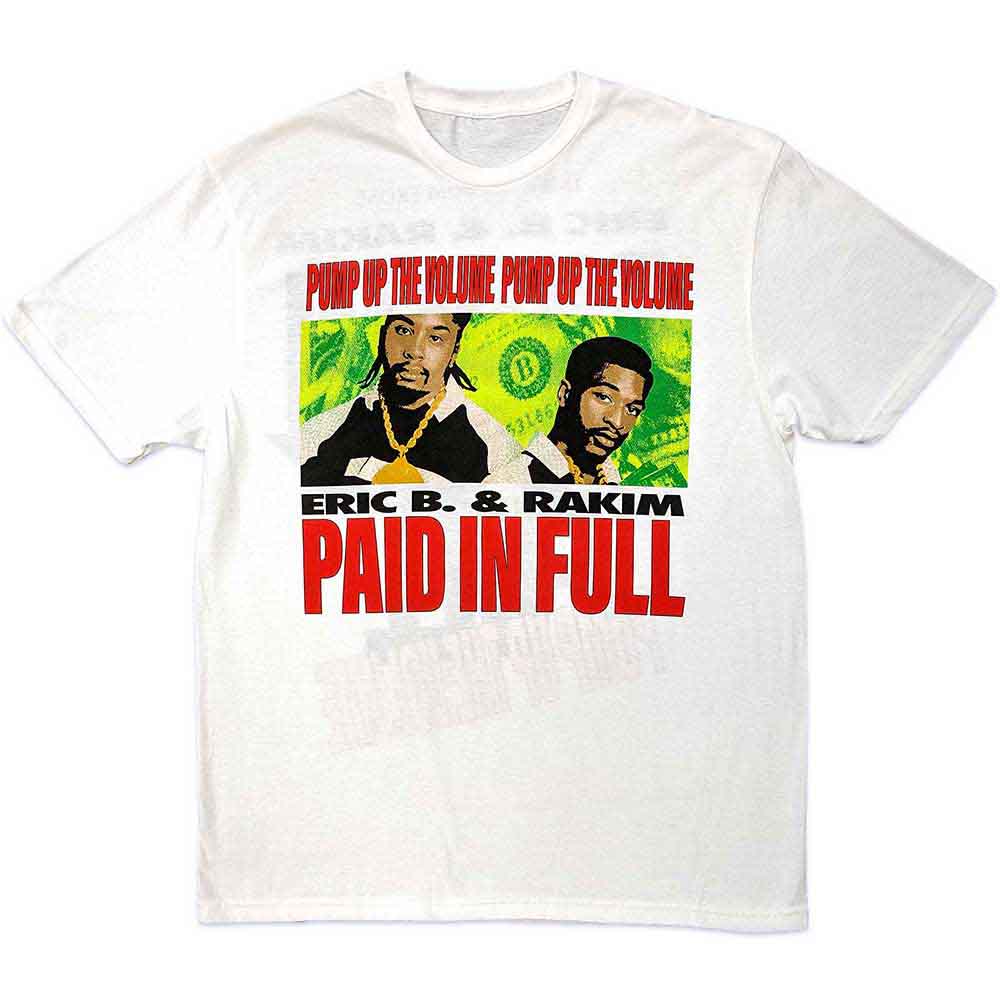 Eric B. & Rakim Unisex T-Shirt: Paid In Full (Black)