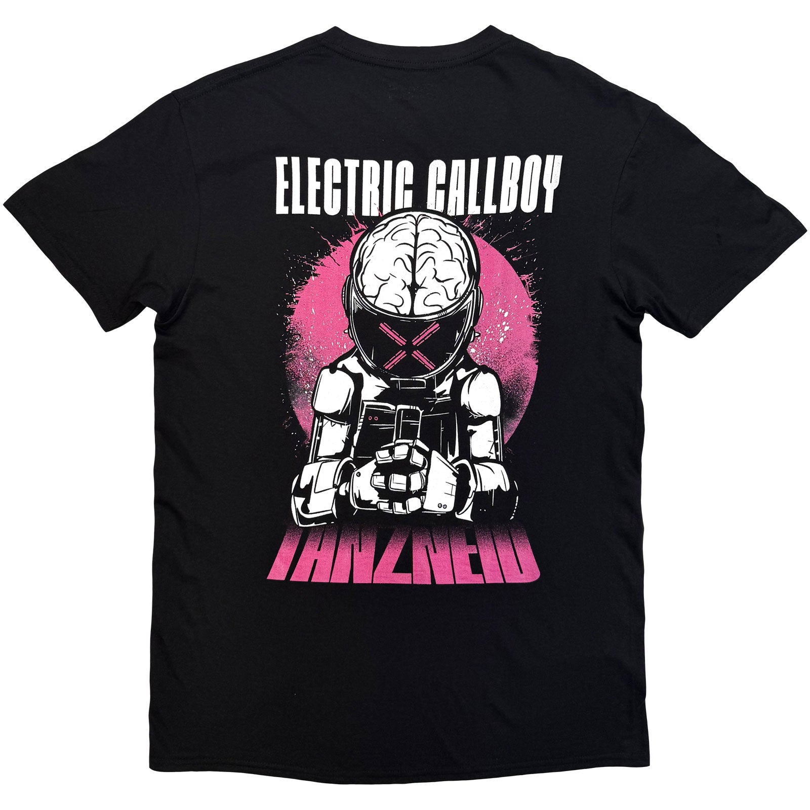 Electric Callboy Unisex T-Shirt: Tanzneid Robot (Black) (Back Print)