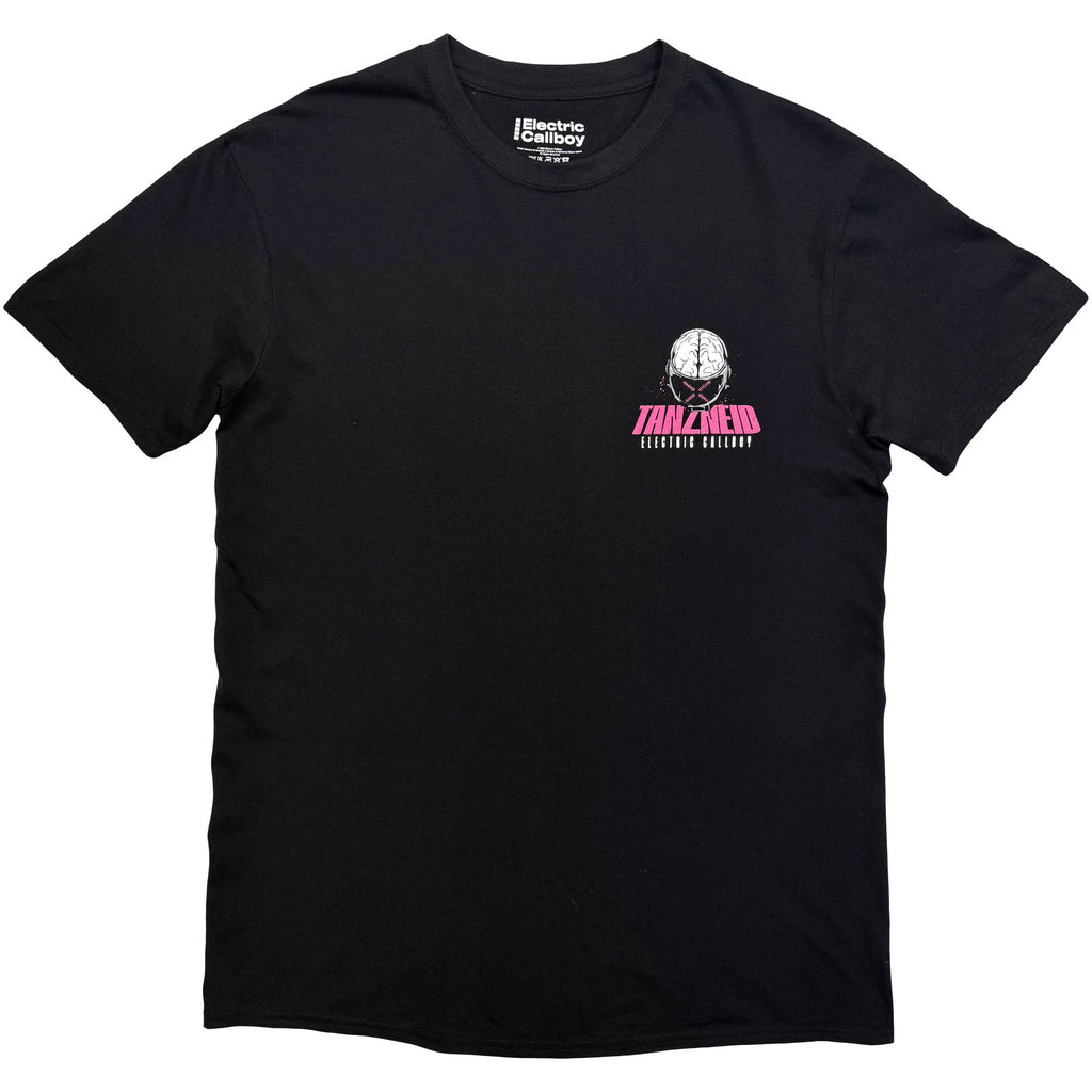 Electric Callboy Unisex T-Shirt: Tanzneid Robot (Black) (Back Print)