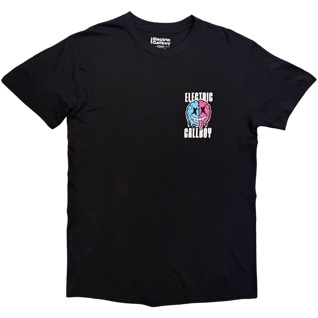 Electric Callboy Unisex T-Shirt: Tanzneid Soul Brain (Black) (Back Print)