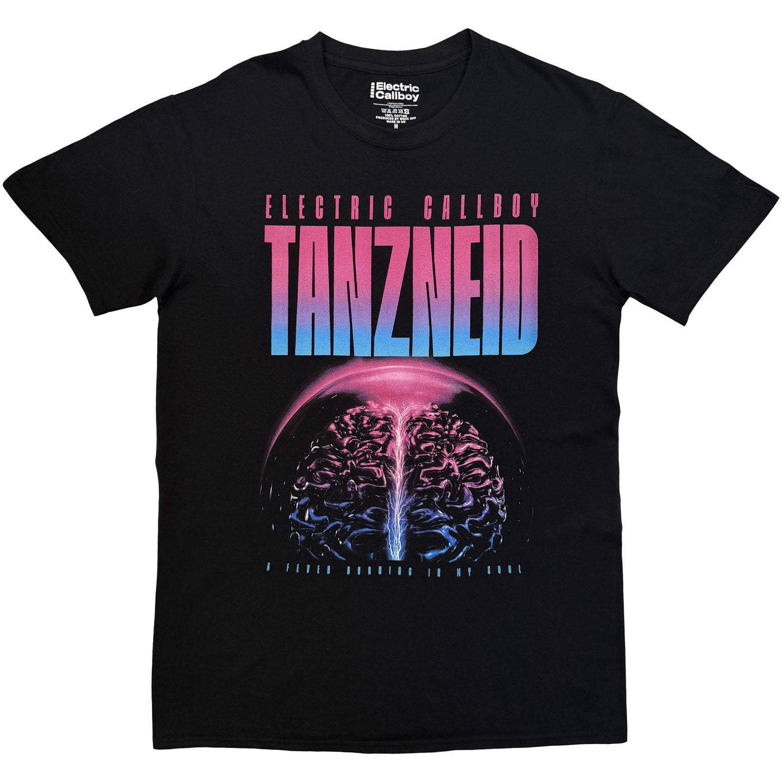 Electric Callboy Unisex T-Shirt: Tanzneid Cover (Black)
