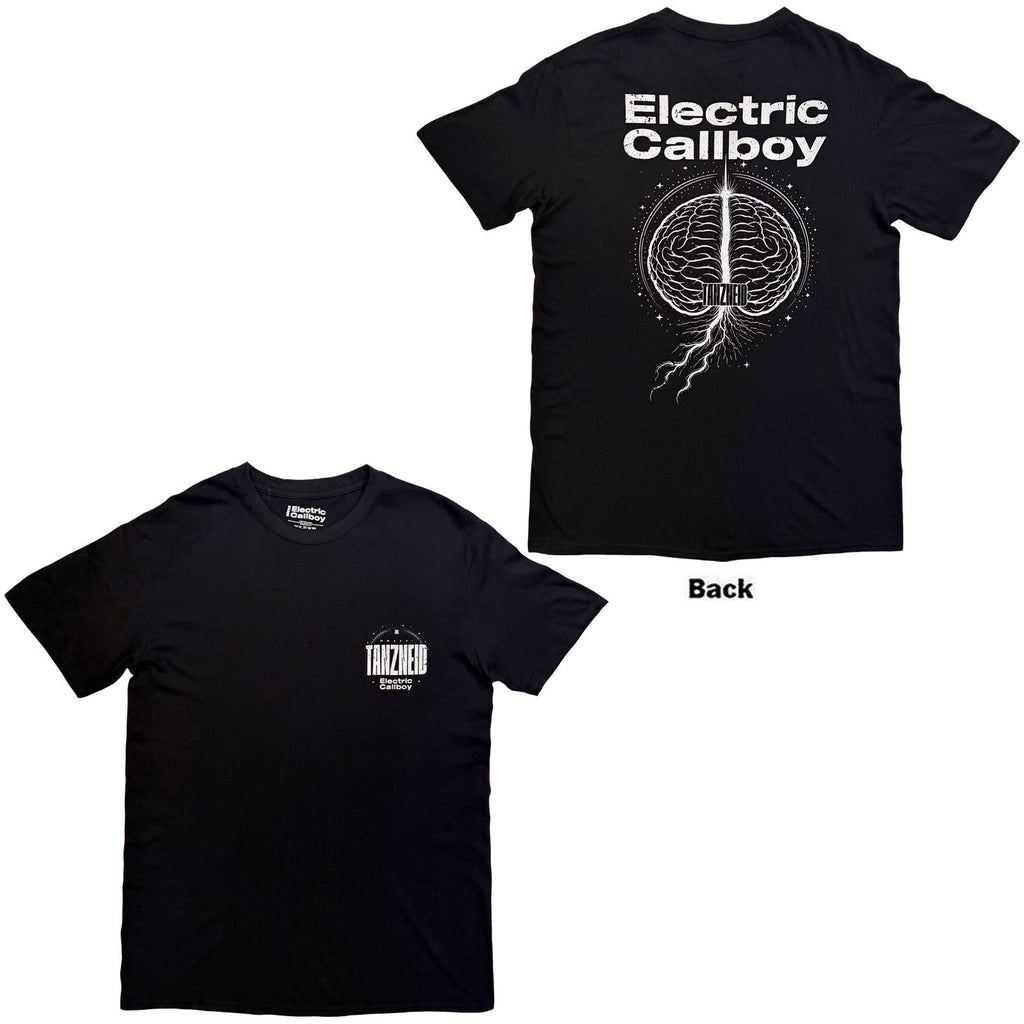 Electric Callboy Unisex T-Shirt: Tanzneid Galaxy (Black) (Back Print)