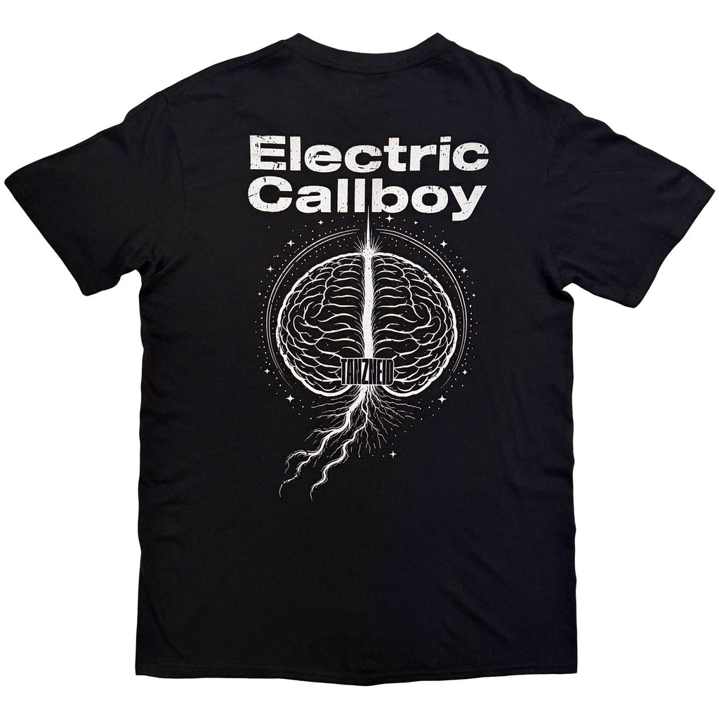 Electric Callboy Unisex T-Shirt: Tanzneid Galaxy (Black) (Back Print)