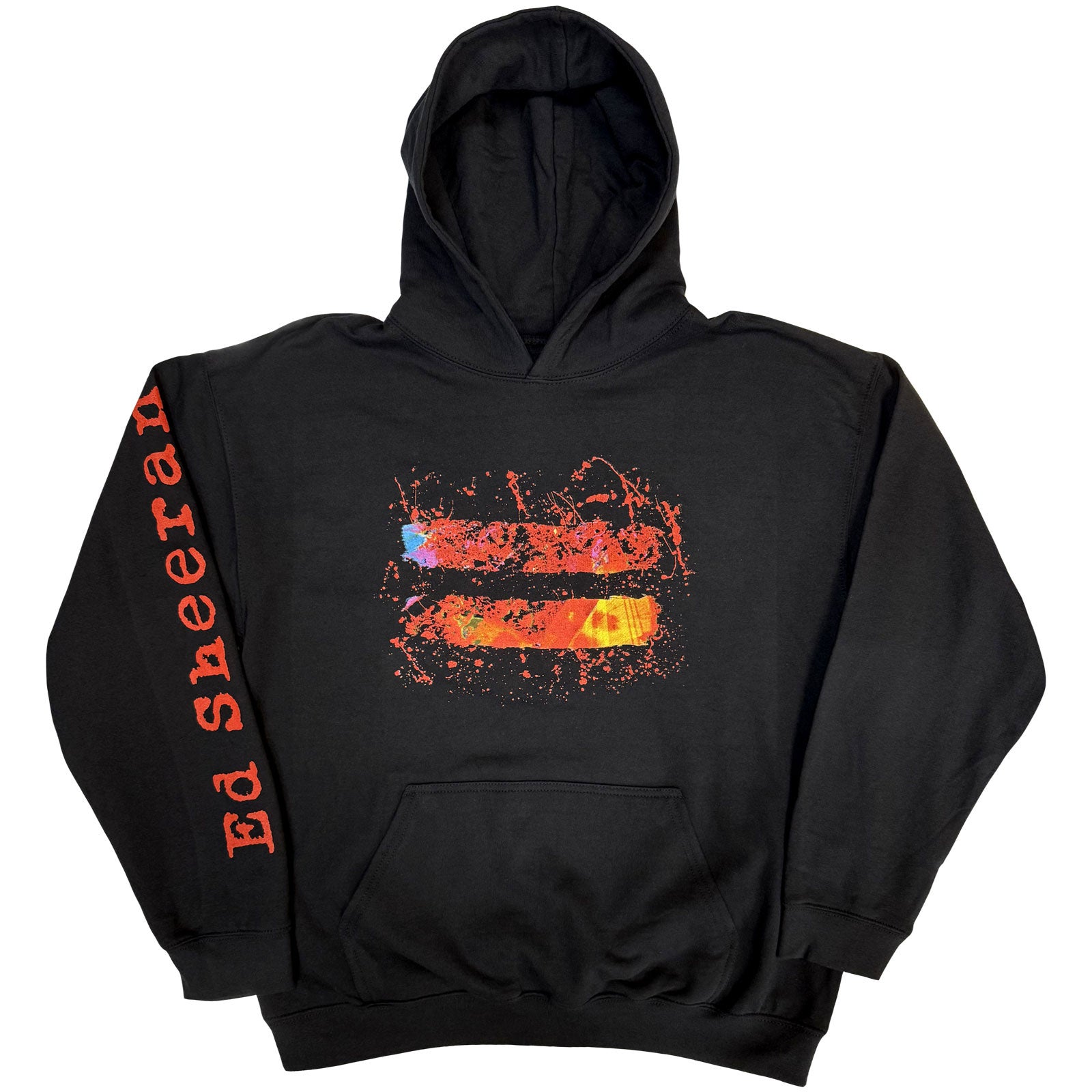 Ed Sheeran Unisex Pullover Hoodie: Equals (Black) (Sleeve Print)