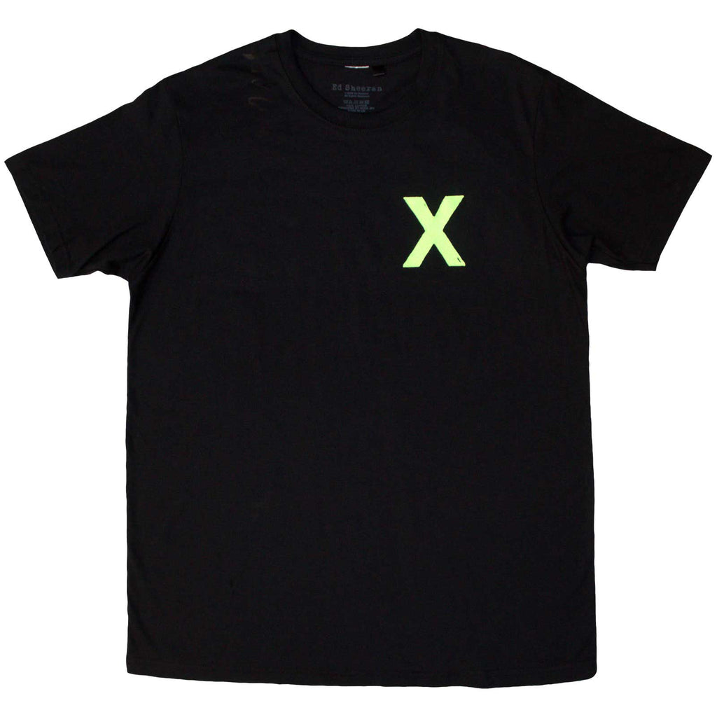 Ed Sheeran Unisex T-Shirt: Multiply Pocket - Sing (Black) (Back Print)