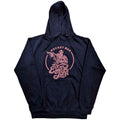 Elton John Unisex Pullover Hoodie: Rocketman Circle Point (Navy Blue)