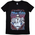 Elton John Ladies T-Shirt: Psych Vintage (Black)