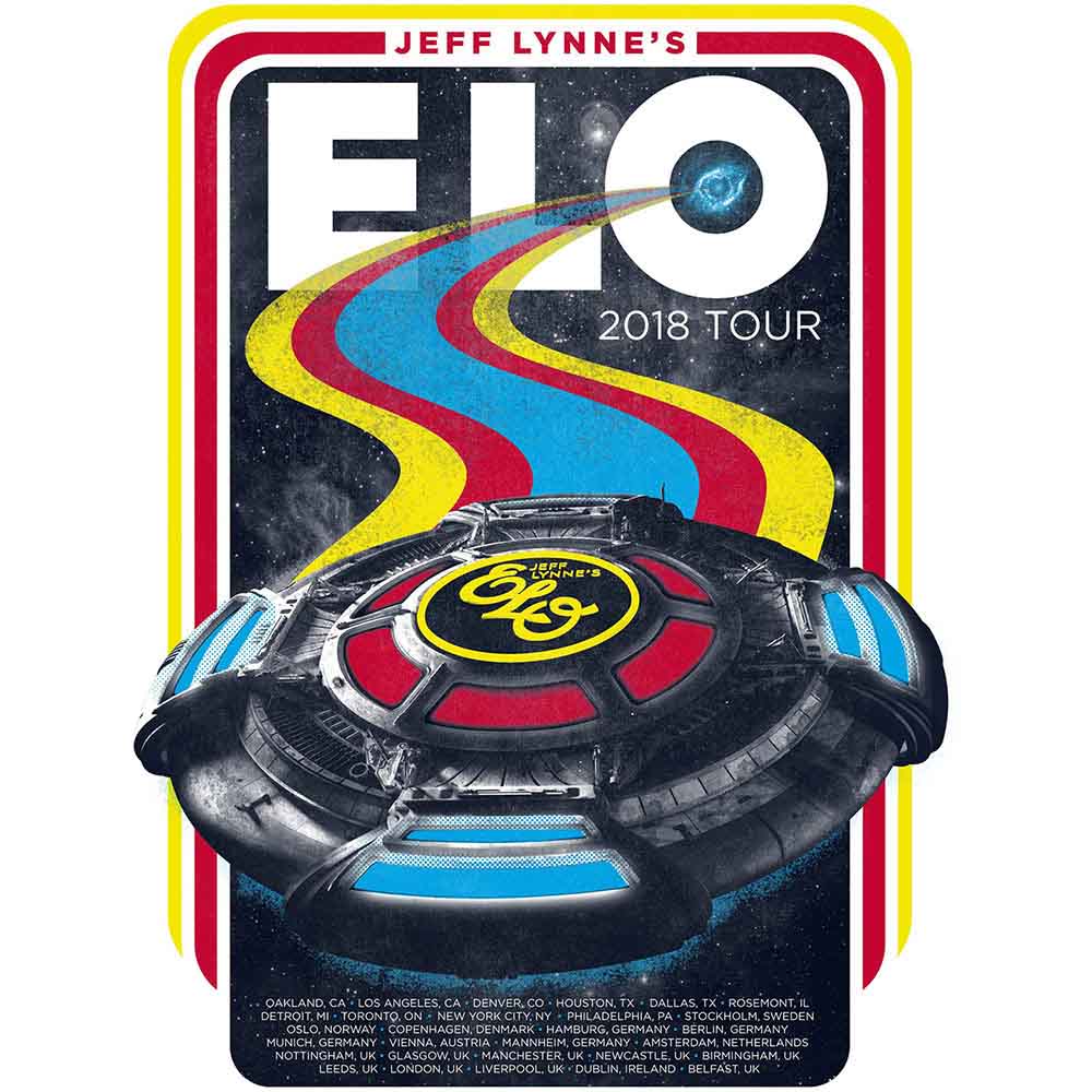 ELO Canvas Print: 2018 Tour  (Ex-Tour)