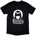 Emily The Strange Unisex T-Shirt: Halo Logo (Black)