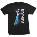 Eminem Ladies T-Shirt: Mic. Pose (Black)