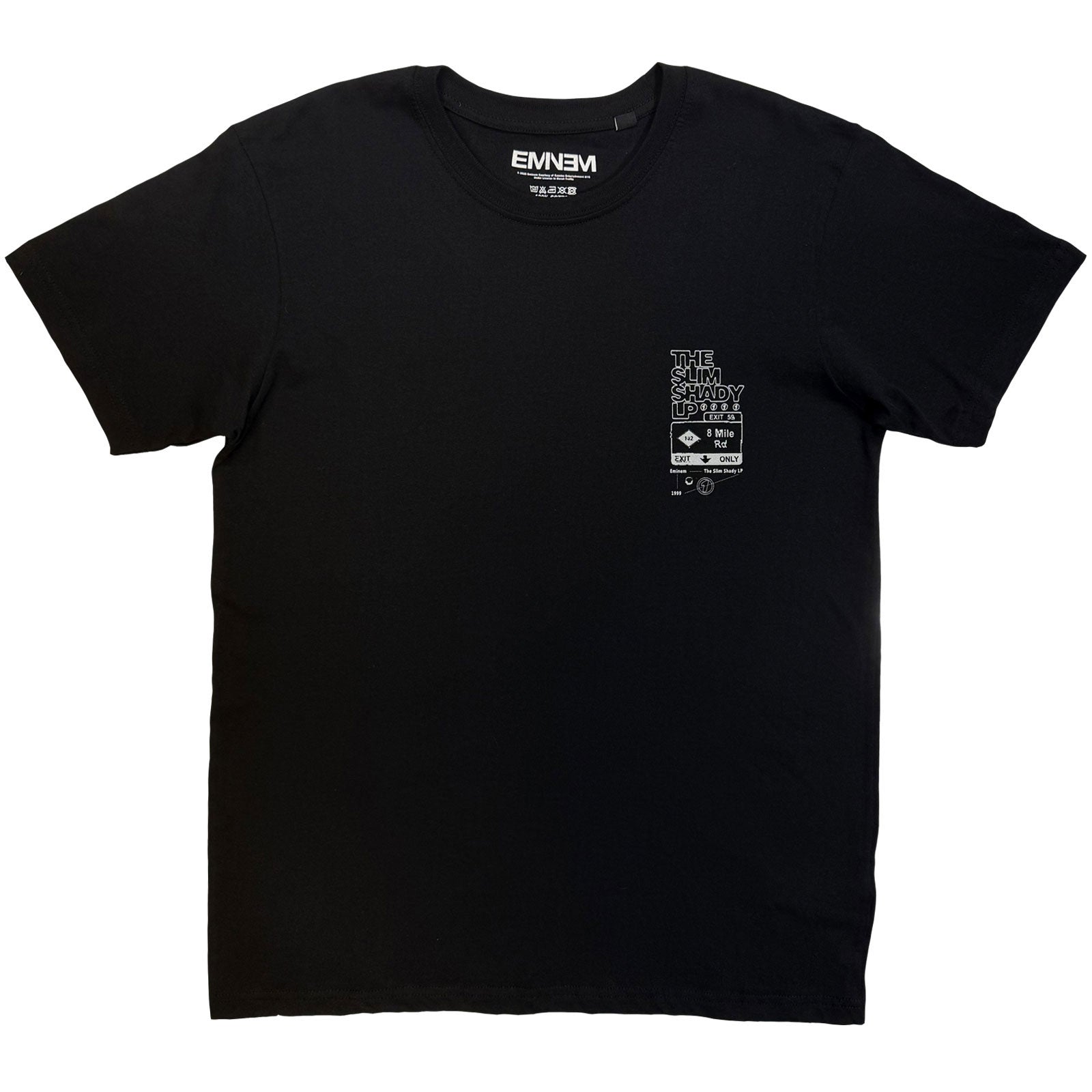 Eminem Unisex T-Shirt: Slim Shady LP (Black) (Back Print)