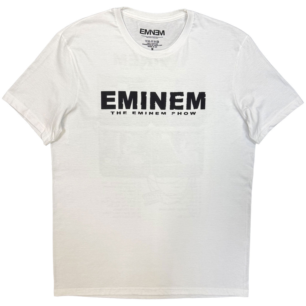Eminem Unisex T-Shirt: The Eminem Show (White) (Back Print)