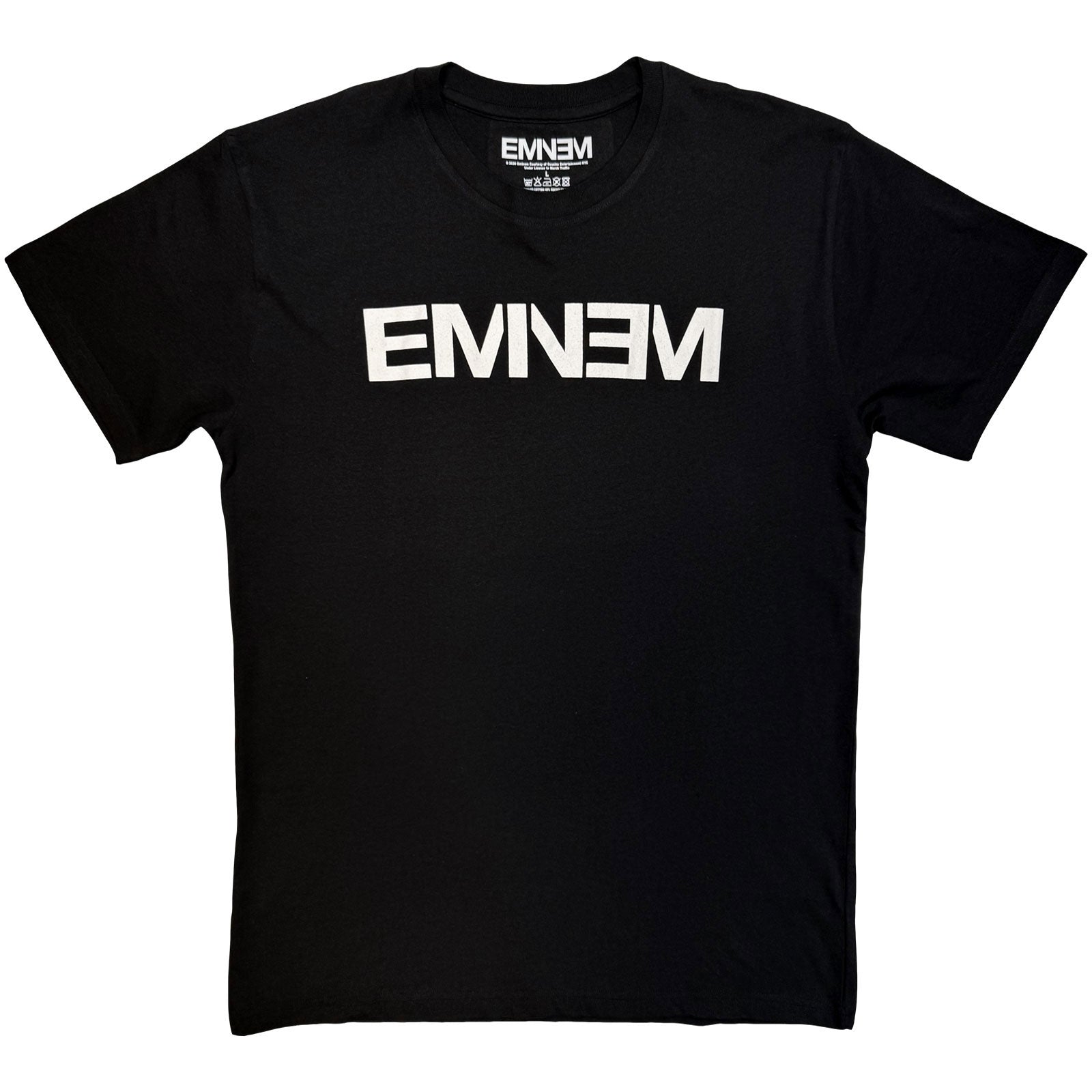 Eminem Unisex T-Shirt: Logo Mono (Black)