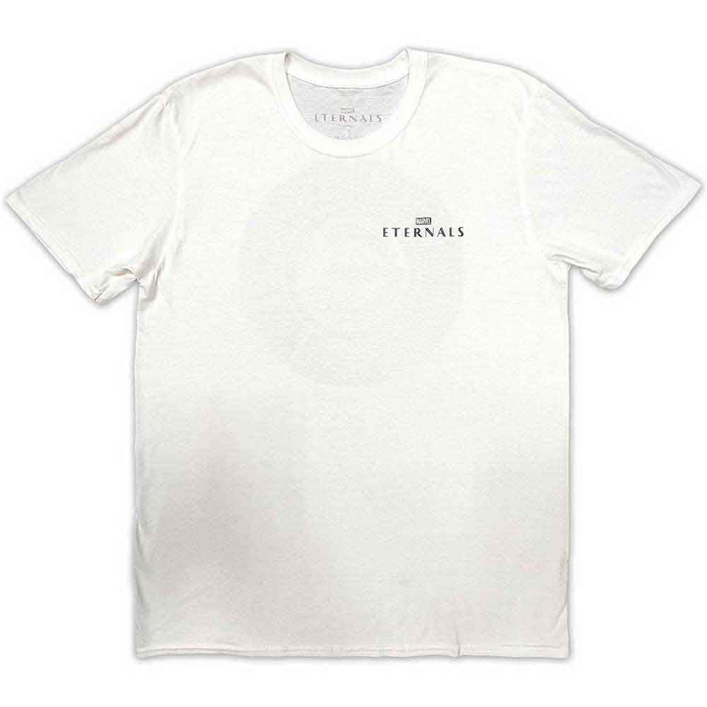 Marvel Comics Unisex T-Shirt: Eternals Sundial (White) (Back Print)