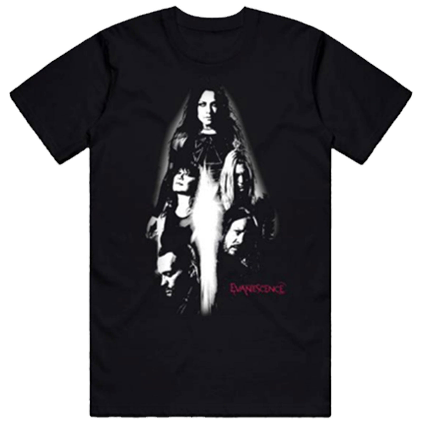 Evanescence Unisex T-Shirt: Canada Tour '24 Photo (Black) (Back Print)