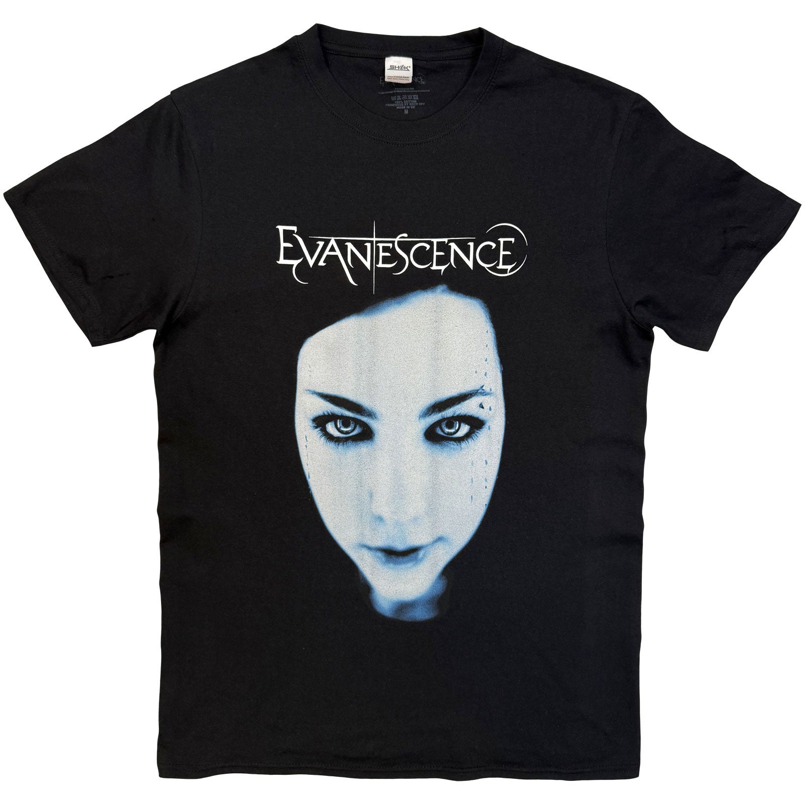 Evanescence Unisex T-Shirt: Fallen Face (Black)