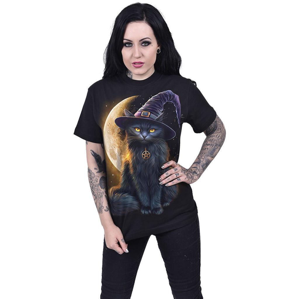 Spiral Unisex T-Shirt: Familiar Magic (Black)