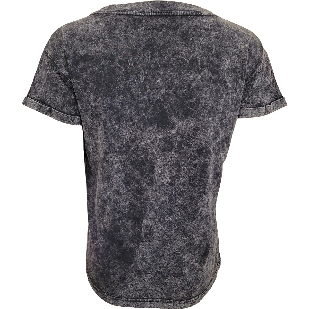 Spiral Ladies Acid Wash T-Shirt: Reflections (Black & Grey)