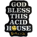 Fatboy Slim Woven Patch: God Bless
