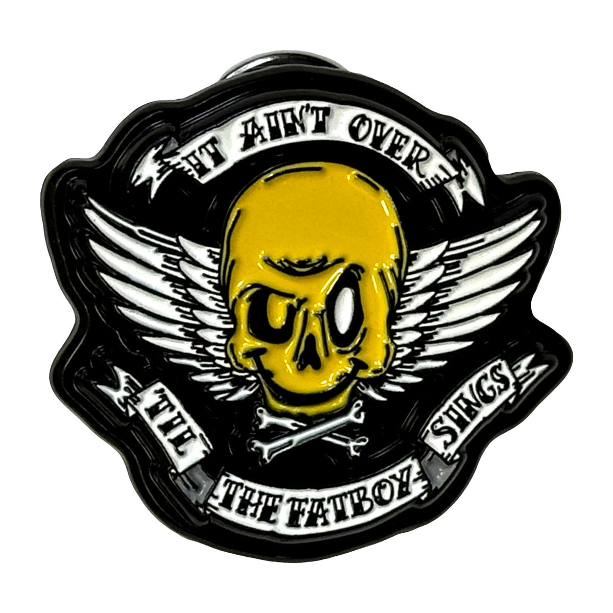 Fatboy Slim Pin Badge: Skull