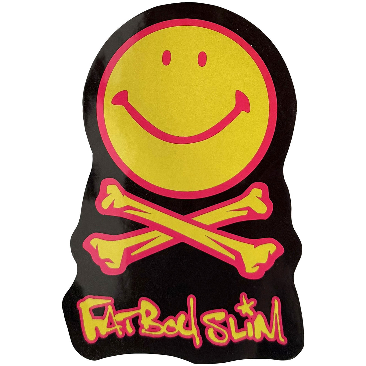 Fatboy Slim Sticker: Happy Face Logo