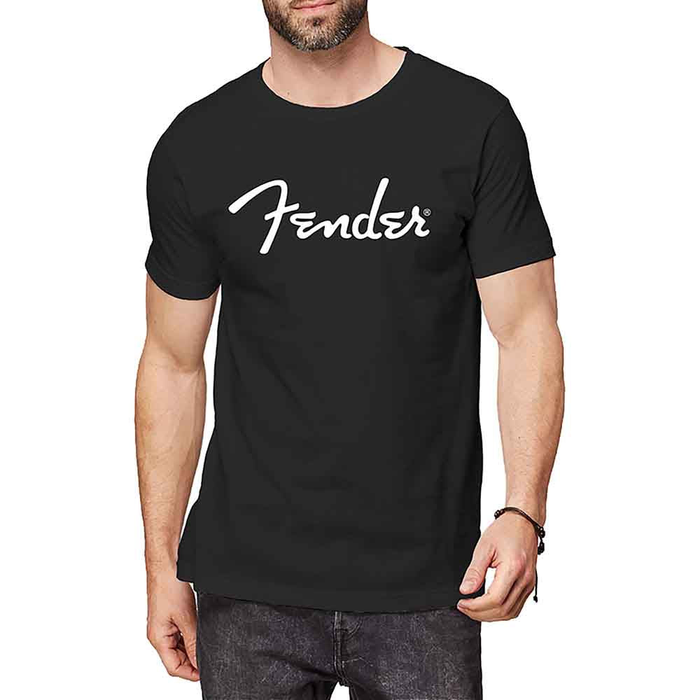 Fender Unisex T-Shirt: Classic Logo (Black)