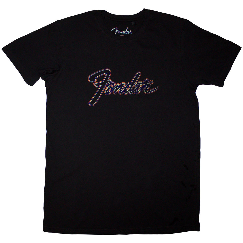 Fender Unisex T-Shirt: Eagle (Black) (Back Print)