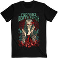 Five Finger Death Punch Unisex T-Shirt: Lady Muerta (Black)