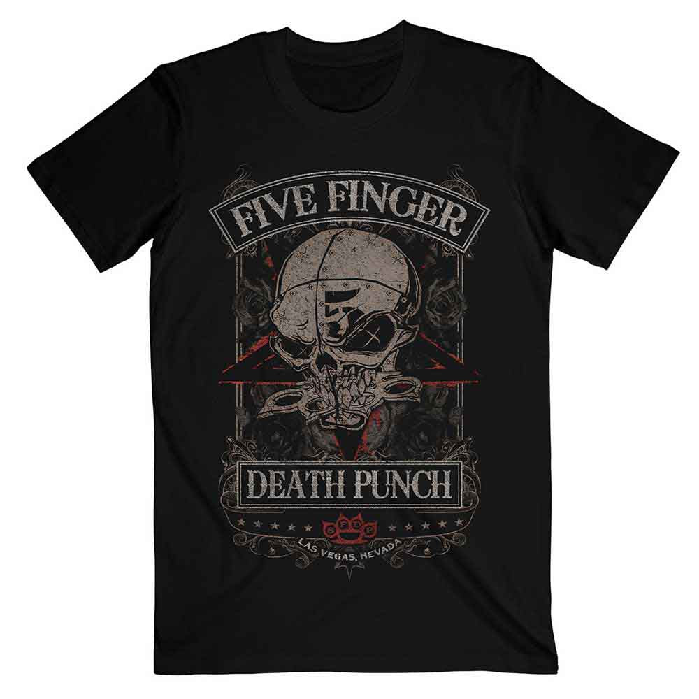 Five Finger Death Punch Unisex T-Shirt: Wicked (Black)