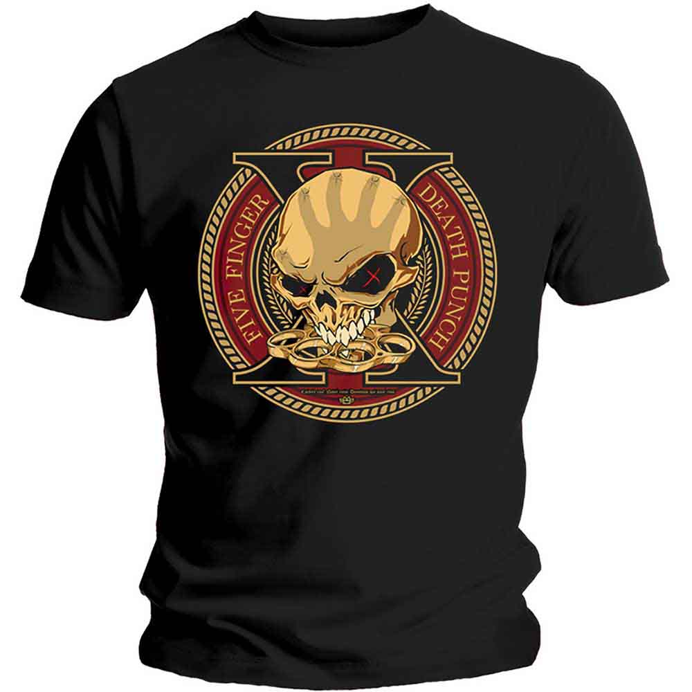 Five Finger Death Punch Unisex T-Shirt: Decade of Destruction (Black)