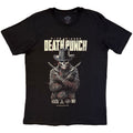 Five Finger Death Punch Unisex T-Shirt: Crossed Pistols Full Colour (Black)