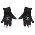 Avenged Sevenfold Unisex Fingerless Gloves: Death Bat (Black)