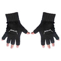 Metallica Unisex Fingerless Gloves: Logo (Black)