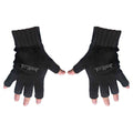 Testament Unisex Fingerless Gloves: Logo (Black)