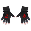 Wednesday 13 Unisex Fingerless Gloves: 13 (Black)