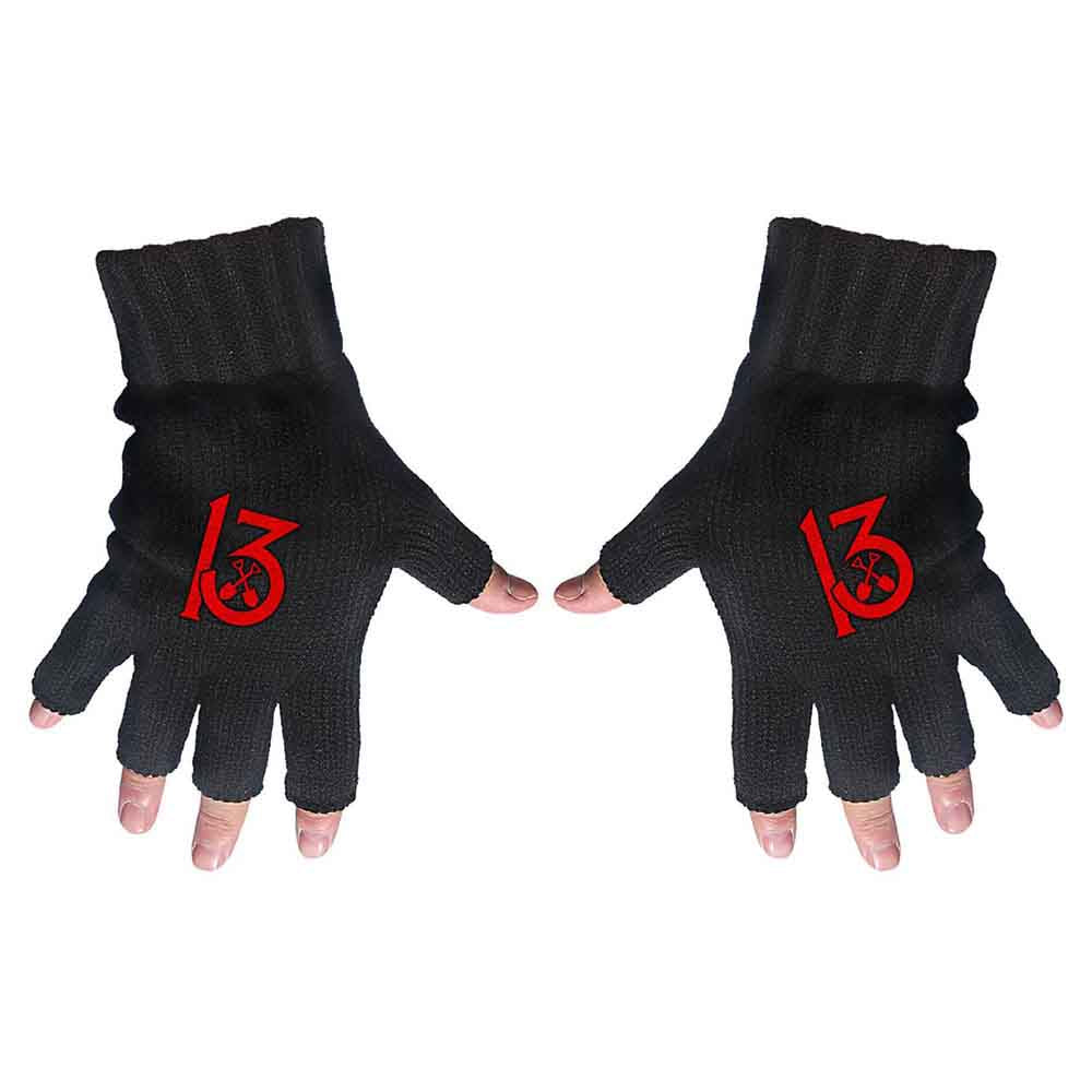 Wednesday 13 Unisex Fingerless Gloves: 13 (Black)