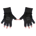 Dimmu Borgir Unisex Fingerless Gloves: Logo (Black)