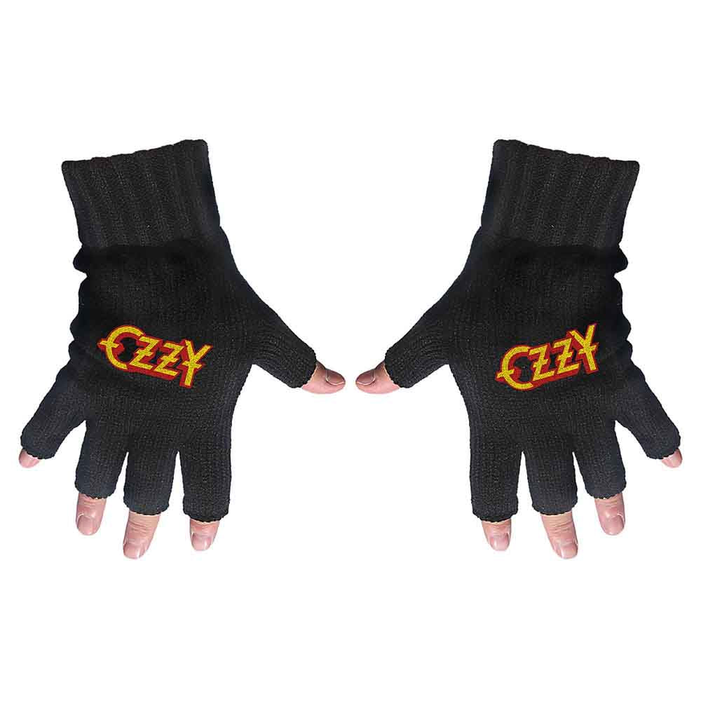 Ozzy Osbourne Unisex Fingerless Gloves: Ozzy (Black)