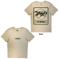 Finneas Unisex T-Shirt: Dog F&B (Sand) (Back Print)