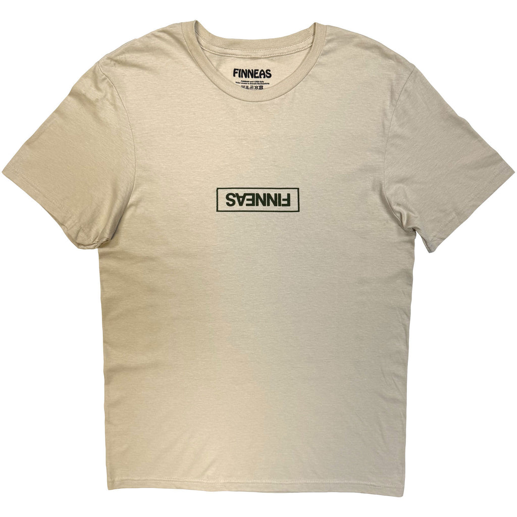 Finneas Unisex T-Shirt: Dog F&B (Sand) (Back Print)