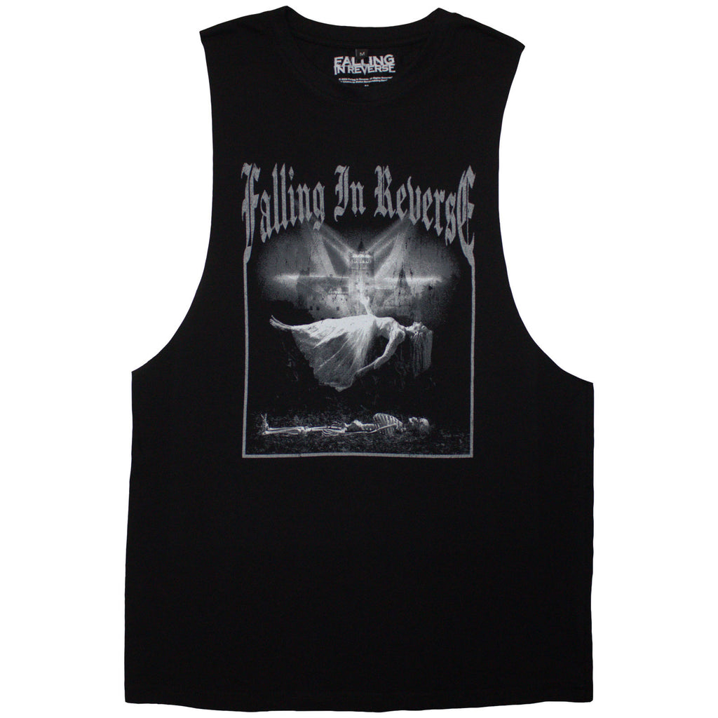 Falling In Reverse Unisex Vest T-Shirt: Floating (Black)