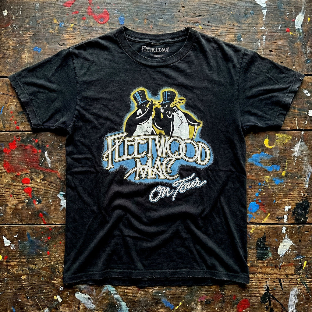 Fleetwood Mac Unisex Premium Carbon T-Shirt: On Tour (Black)