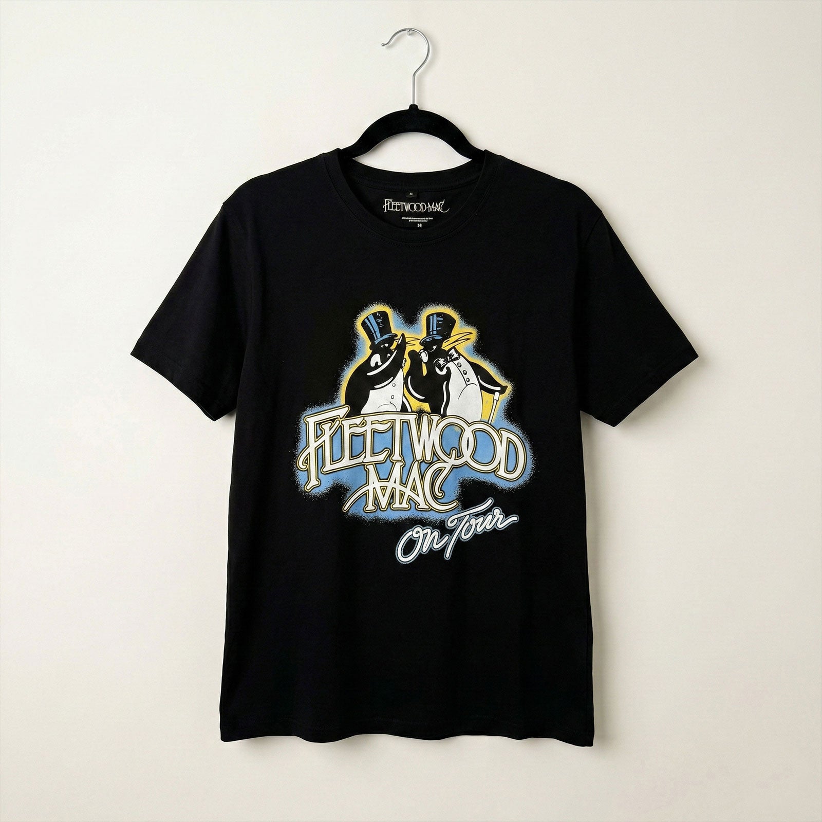 Fleetwood Mac Unisex Premium Carbon T-Shirt: On Tour (Black)