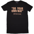 Fleetwood Mac Ladies T-Shirt Dress: Go Your Own Way (Black)